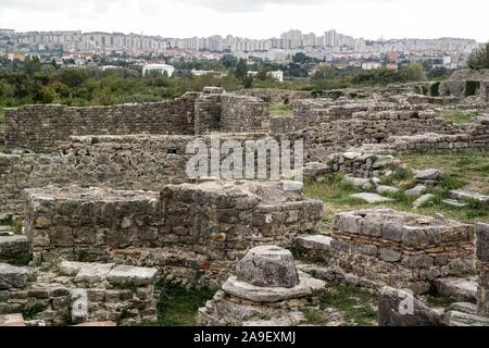 Le rovine romane di Salona Foto Stock