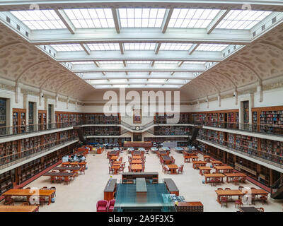 Sydney, Australia - 26 Gennaio 2014: Gli interni della libreria dello stato del Nuovo Galles del Sud Foto Stock