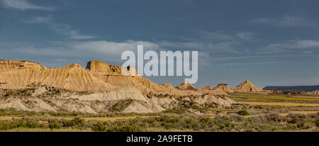 Semi-deserto Banderas Reales in Navarra Foto Stock