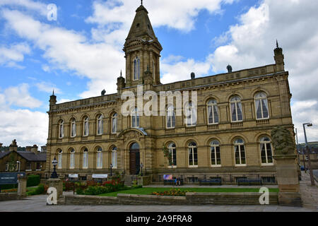 Victoria Hall di Saltaire, West Yorkshire Foto Stock