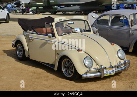 Volkswagen Beetle convertibile Foto Stock