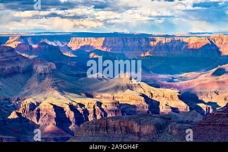 Paesaggio del Grand Canyon in Arizona, Stati Uniti d'America Foto Stock