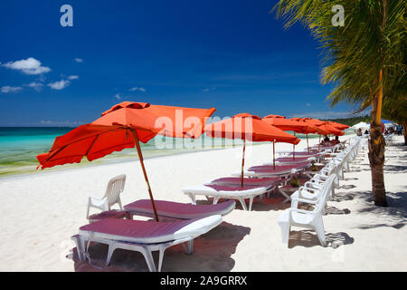 Il Boracay, Phillippinen, Insel, Strand, Offenburg, Foto Stock