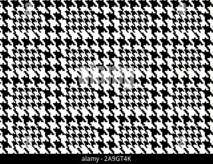 Houndstooth. Trendy hounds modello di dente costituito da quadrato piccolo Foto Stock