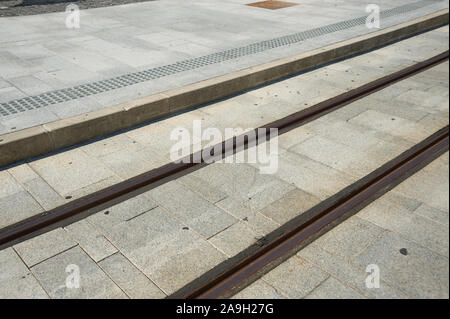 Bratislava, Strassenbahn - Bratislava, tram Foto Stock