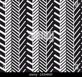Abstract geometriche ornamentali pattern,sfondo a zig-zag,freccia,linee. Senza soluzione di continuità di stampa monocromatica per tessuto o carta. - Vettore Illustrazione Vettoriale