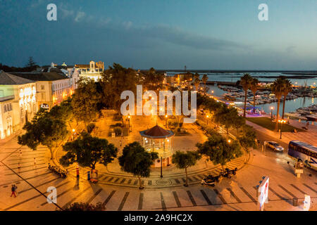 Europa, Portogallo, Algarve, Faro, Jardim Manuel Bivar, Foto Stock