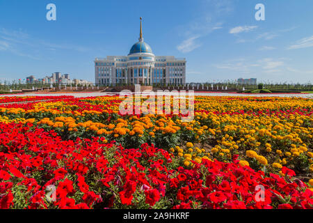 L Ak Orda Palazzo Presidenziale ad Astana, Kazakistan Foto Stock