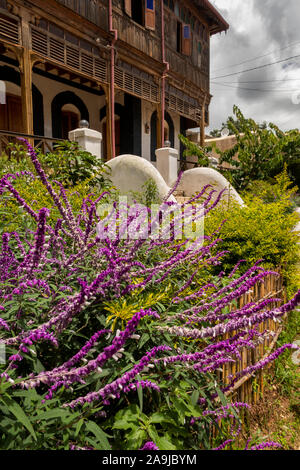 Etiopia, Est Hararghe, Harar, Harar Jugol, antica città murata, Makina Girgir, giardino di Arthur Rimbaud museo nel 1908 Indian Trader's house Foto Stock