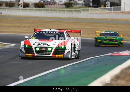 GT-1 Australia Matt Stoupas, KFC Motorsport. Audi GT-1 Australia - Libere 2 Winton canalina Foto Stock