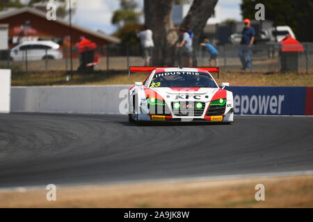 GT-1 Australia Matt Stoupas, KFC Motorsport. Audi GT-1 Australia - Libere 2 Winton canalina Foto Stock