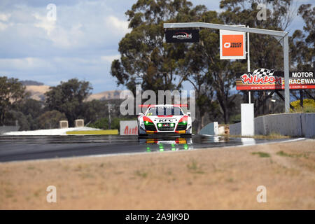 GT-1 Australia Matt Stoupas, KFC Motorsport. Audi GT-1 Australia - Libere 2 Winton canalina Foto Stock