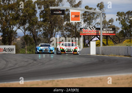 GT-1 Australia Matt Stoupas, KFC Motorsport. Audi GT-1 Australia - Libere 2 Winton canalina Foto Stock