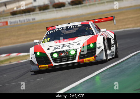 GT-1 Australia Matt Stoupas, KFC Motorsport. Audi GT-1 Australia - Libere 2 Winton canalina Foto Stock