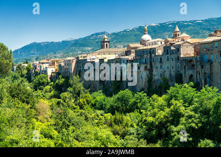 Sant Agata De Goti, Caserta, Campania, Italia: città storica Foto Stock