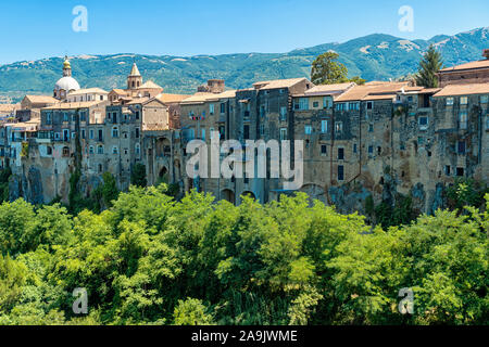 Sant Agata De Goti, Caserta, Campania, Italia: città storica Foto Stock