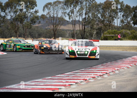 GT-1 Australia Matt Stoupas, KFC Motorsport. Audi GT-1 Australia Gara 1 Winton canalina Foto Stock