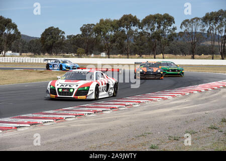 GT-1 Australia Matt Stoupas, KFC Motorsport. Audi GT-1 Australia Gara 1 Winton canalina Foto Stock