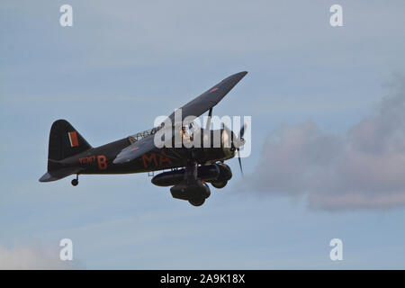 Westland Lysander in volo Foto Stock