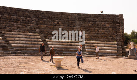 A GRADINI teatro romano a Salamina numero 3893 Foto Stock