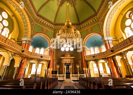 Interno della sinagoga ebraica di Sofia (Bulgaria) Foto Stock