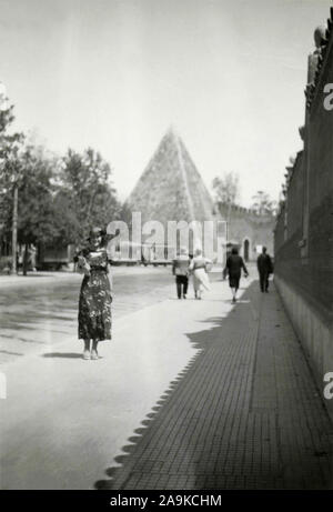 Piramide Cestia, Roma, Italia Foto Stock