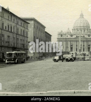 Via della Conciliazione in Roma, Italia Foto Stock