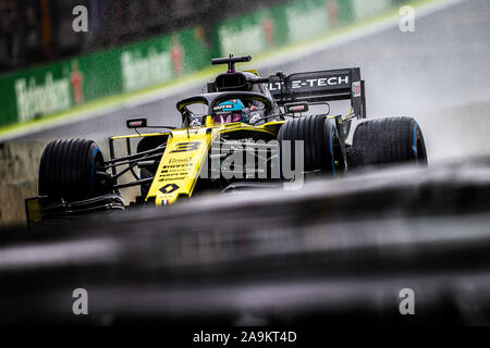 Sao Paulo, Brasile. Xv Nov, 2019. 03 Daniel Ricciardo (AUS), il Team Renault F1 RS19, azione durante il 2019 del Campionato del Mondo di Formula Uno, Brasile Grand Prix dal 15 novembre al 17 in Sao Paulo, Brasile - | Utilizzo di credito in tutto il mondo: dpa/Alamy Live News Foto Stock