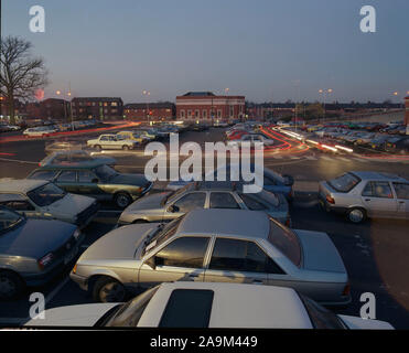 1989 Stretford District Shopping Centre, Manchester North West England, Regno Unito Foto Stock