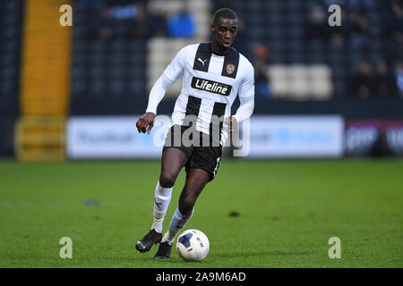 Nottingham, Regno Unito. 16 Nov 2019. Enzio Boldewijn del Notts County durante il Vanarama National League match tra Notts County e Barrow a Meadow Lane, Nottingham sabato 16 novembre 2019. (Credit: Jon Hobley | MI News) solo uso editoriale Credito: MI News & Sport /Alamy Live News Foto Stock