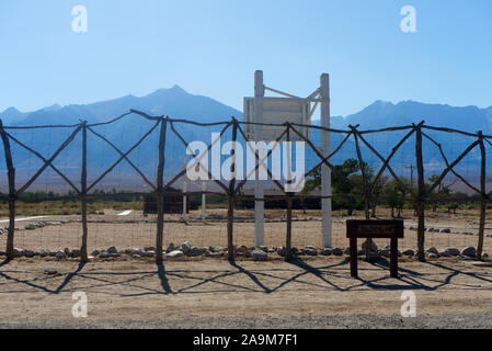 Blocco Manzanar 14 Foto Stock