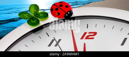 Concetto di Capodanno banner di sfondo Foto Stock