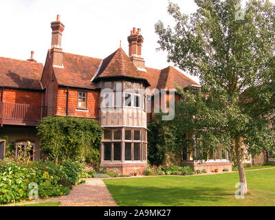 Il C diciottesimo naturalista Gilbert White's house, le scie in Selborne, Hampshire, Regno Unito Foto Stock