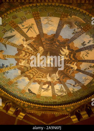 Dettaglio soffitto da Casa Vicens Foto Stock