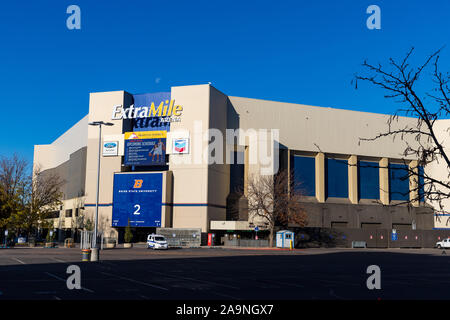 Boise, ID / STATI UNITI D'America - 16 Novembre 2019: ExtraMile Arena sul Boise State University Campus Foto Stock