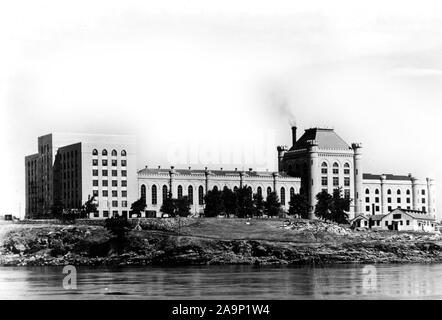 Stati Uniti Prigione navale, Navy Yard, Portsmouth, New Hampshire ca. 1946 Foto Stock