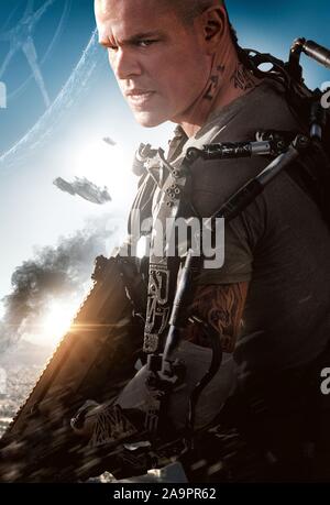 MATT DAMON in Elysium (2013), diretto da NEILL BLOMKAMP. Credito: Sony Pictures Entertainment / Album Foto Stock