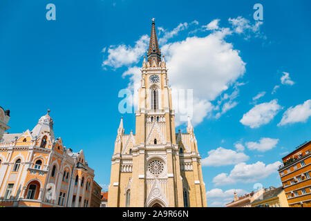 Il nome di Maria la Chiesa al Liberty Square a Novi Sad Serbia Foto Stock