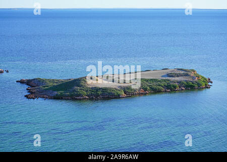 Vista della Eagle Bluff lookout nella Baia degli Squali, Coral Coast, Australia occidentale Foto Stock