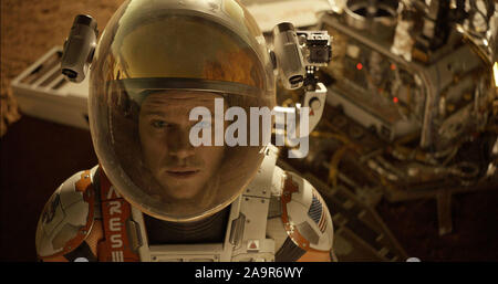 MATT DAMON in il marziano (2015), diretto da Ridley Scott. Credito: Genere di FILM/COMMERCIANTI INTERNAZIONALI/MID ATLACTIC FILD/20TH CEN / Album Foto Stock