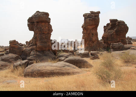 Paese Dogon : Bamba area Foto Stock