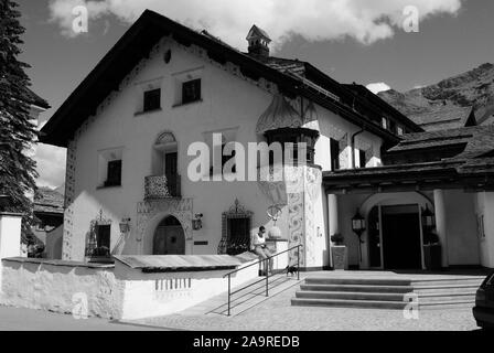 La bellissima ex Gaurdalej hotel è stata trasferita nel Giardino Mountain Hotel dopo un 80 Mio. Investimenti Foto Stock