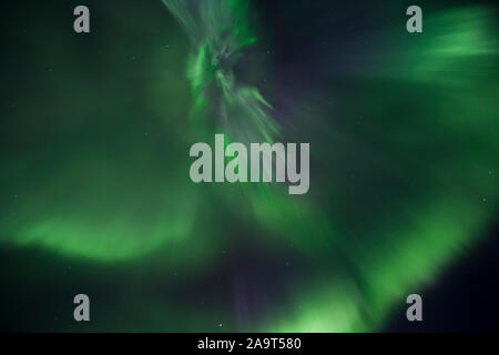 Finnisch- Lappland, Aurora Boreale, Nordlicht, Polarlicht, Foto Stock