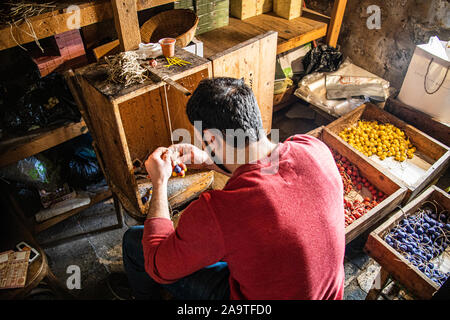 Sapone Sharkass (Il Savon Al Sharkass), Souk, Tripoli, Libano Foto Stock