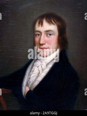 William Wordsworth, Wordsworth nel 1798 da William Shuter. William Wordsworth (1770 - 1850) poeta romantico inglese Foto Stock