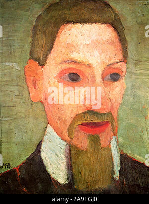 Rainer Maria Rilke da Paula Modersohn-Becker, René Karl Wilhelm Johann Josef Maria Rilke (1875 - 1926), noto come Rainer Maria Rilke, Bohemian-Austrian poeta e romanziere Foto Stock