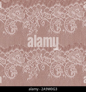 Pizzo ecru cacao astratta del colore dello sfondo digitale sullo sfondo della carta 12x12 texture astratta. Foto Stock