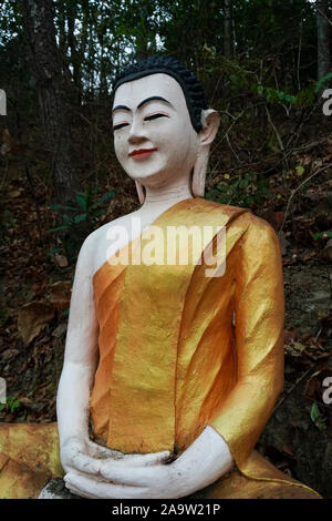 Phnom Sombok monastero buddista, vicino ad esempio Kampi e Kratie Krong (Kracheh), Cambogia del Sud-est asiatico Foto Stock