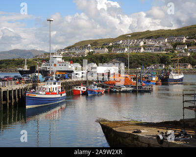 Porto di Mallaig Foto Stock