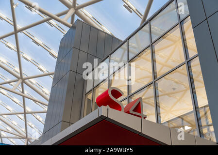 Aereoporto internazionale di Atlanta Hartsfield-Jackson il terminale domestico a sud di Atlanta, Georgia. (USA) Foto Stock